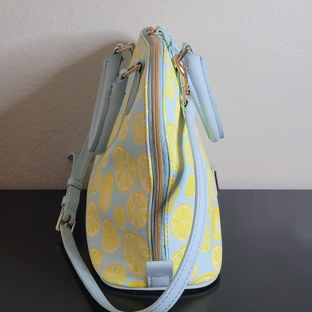 Dooney & Bourke Zip Zip Dome Satchel Lemon Limone - Picture 4 of 15